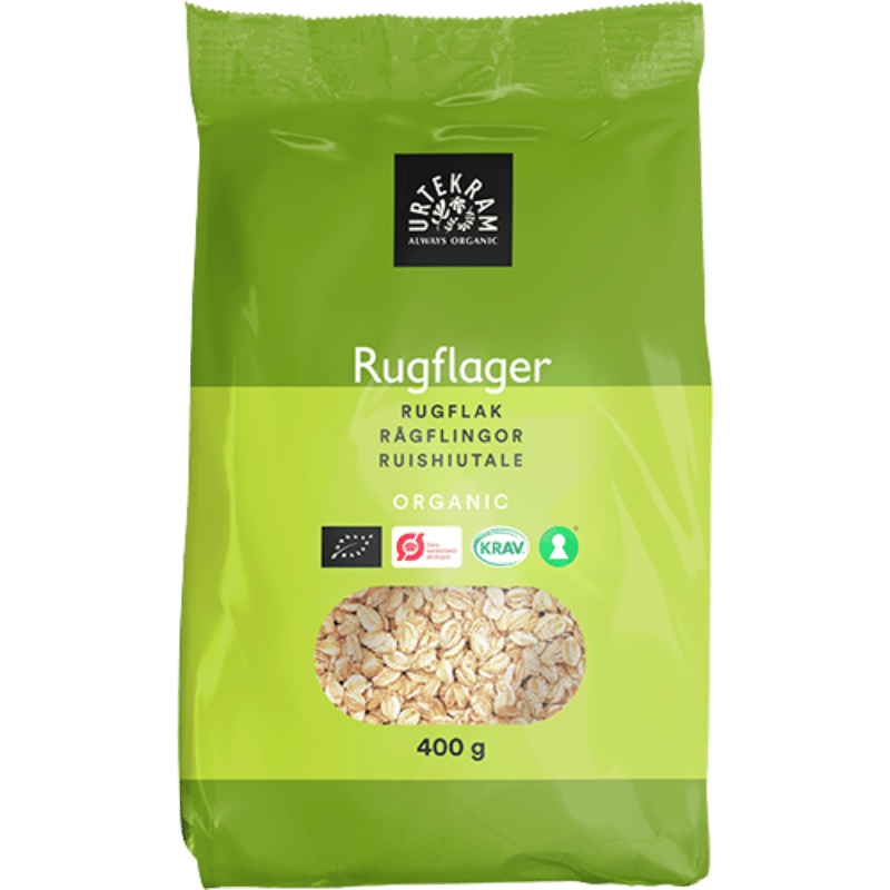Urtekram Rugflager Ø - 400 g.