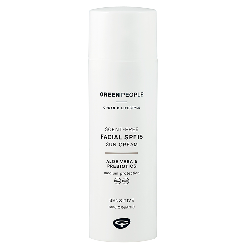 Green People Scent Free SPF15 Facial Suncream (50 ml)