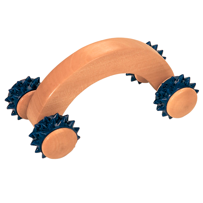 Croll & Denecke Massagerulle Lille Med Blå Knopper