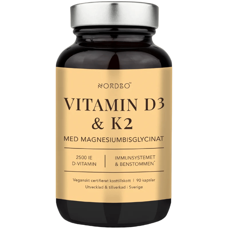 Nordbo Vitamin D3 & K2 (90 kaps)