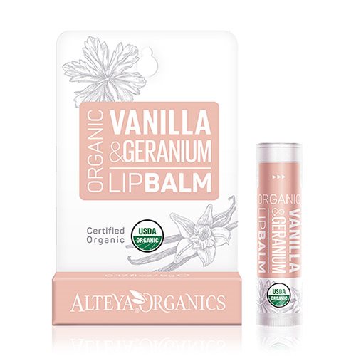 Alteya Organics Lipbalm Vanilla Geranium - 5 g.