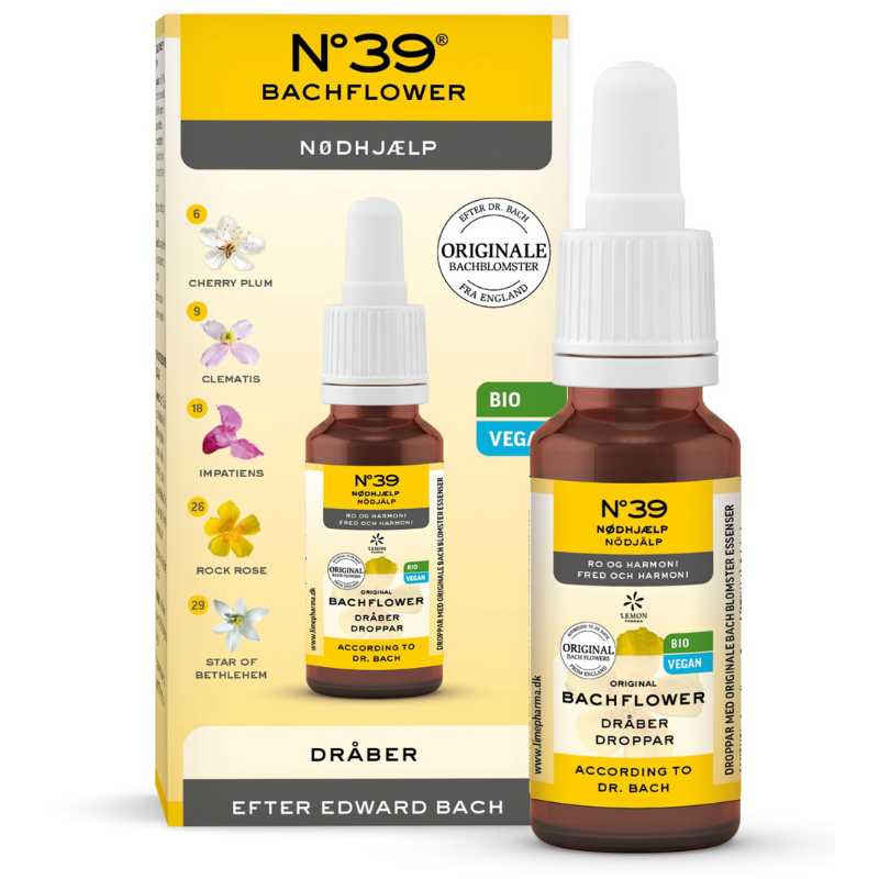 BACHFLOWER No. 39® NØDHJÆLP Dråber  Ø