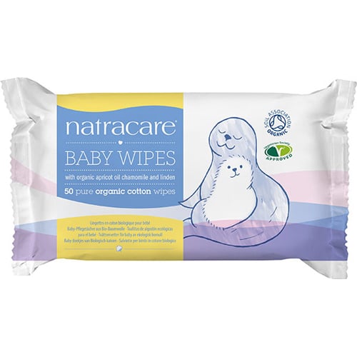 Natracare Baby Vådservietter Ø - 50 stk.