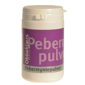 Obbekjærs Pebermyntepulver - 170 gr.