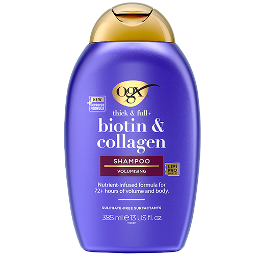 OGX Biotin Collagen Shampoo - 385 ml.