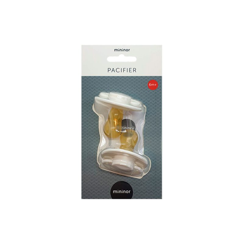 Mininor Latexsut 6+ Mdr Hvid (2 stk)