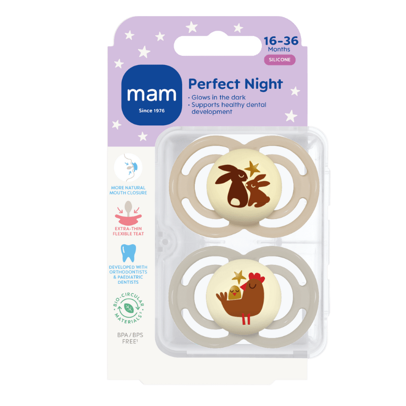 MAM Perfect Night Silk 16-36M Neutral (2 stk)