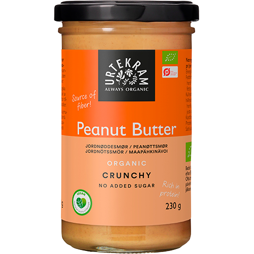 Urtekram Peanutbutter Crunchy Ø (230 g)