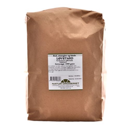 Natur Drogeriet Løvetand Mælkebøtte F6 F9 - 1 kg