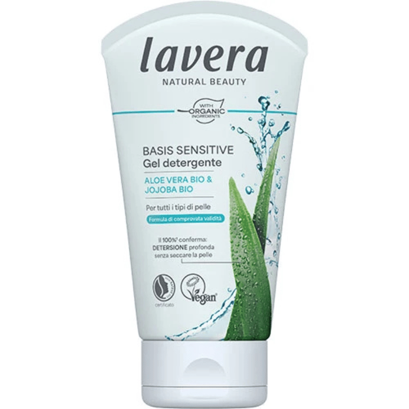Lavera Basis Sensitiv Rense Gel - Aloe Vera Og Jojoba (125 ml)
