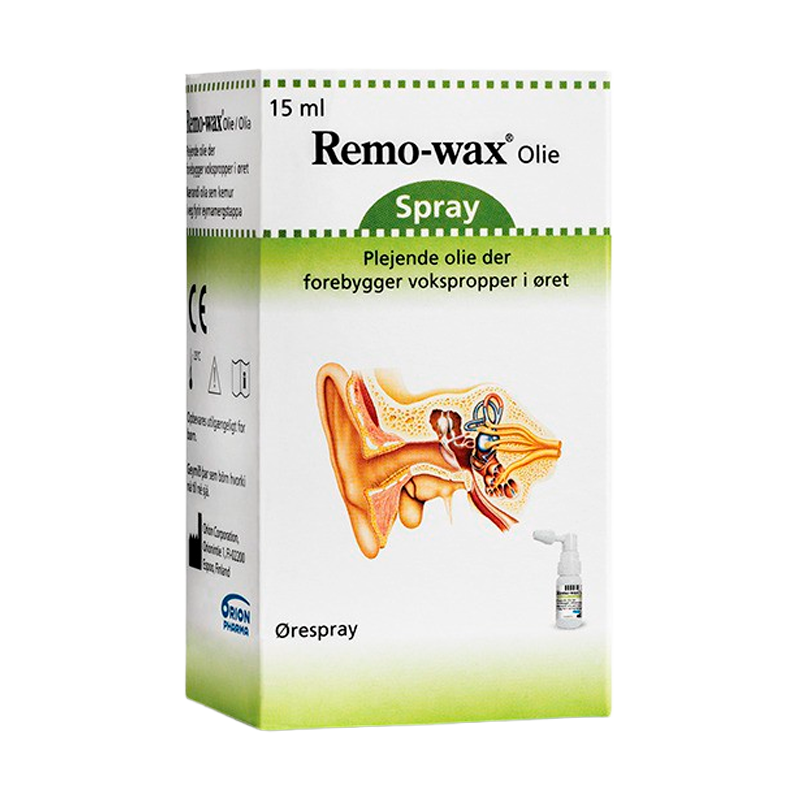 Remo-wax Olie Ørespray (15 ml)