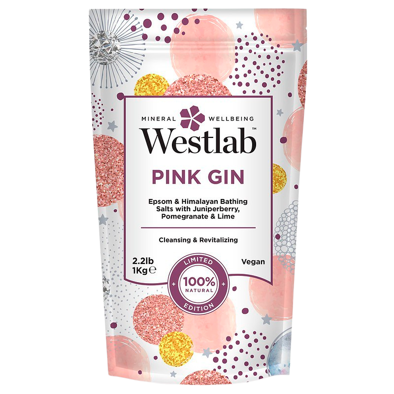 Westlab Epsom & Himalayan Badesalt Pink Gin (1 kg)