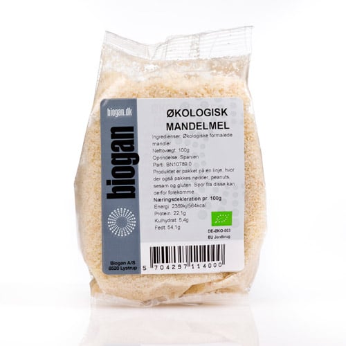 Biogan Mandelmel Ø - 100 g.