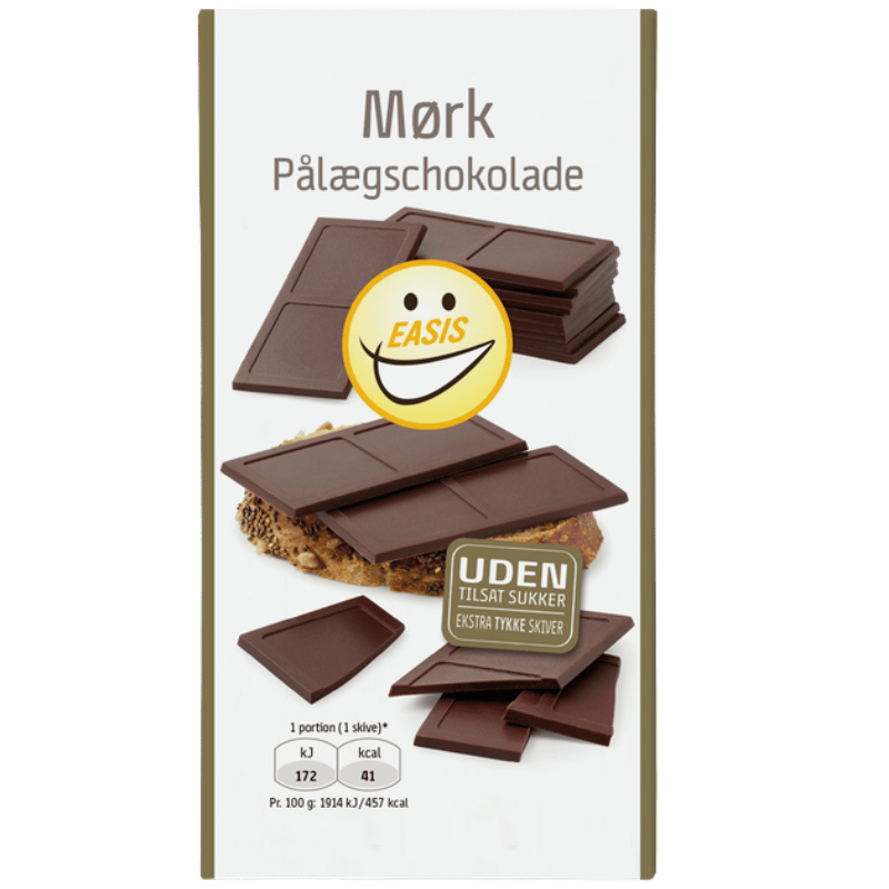 EASIS Mørk Pålægschokolade (144 g)