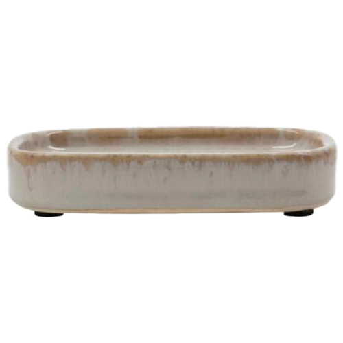 Meraki Sæbeholder MKDatura Shellish Grey Aflang (1 stk)