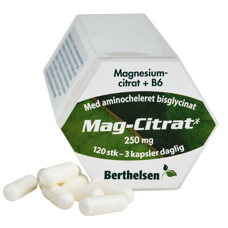 Berthelsen Mag-Citrat - 120 kaps.