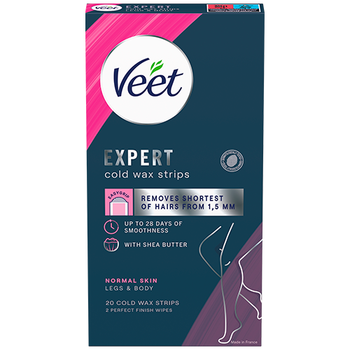 Veet Wax Strips Body Normal Skin (20 stk)