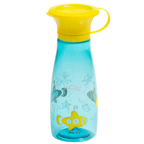 WOW Cup Mini Turkis/Gul Tritan (350 ml)