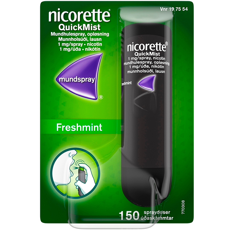 Nicorette Quickmist Mundspray 1 mg (150 doser)