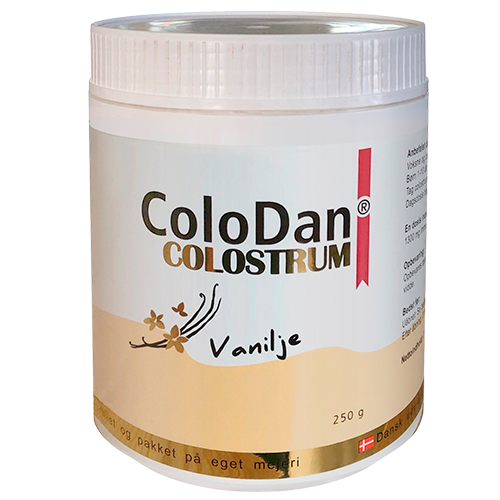 ColoDan Colostrum pulver vanilje - 250 g.