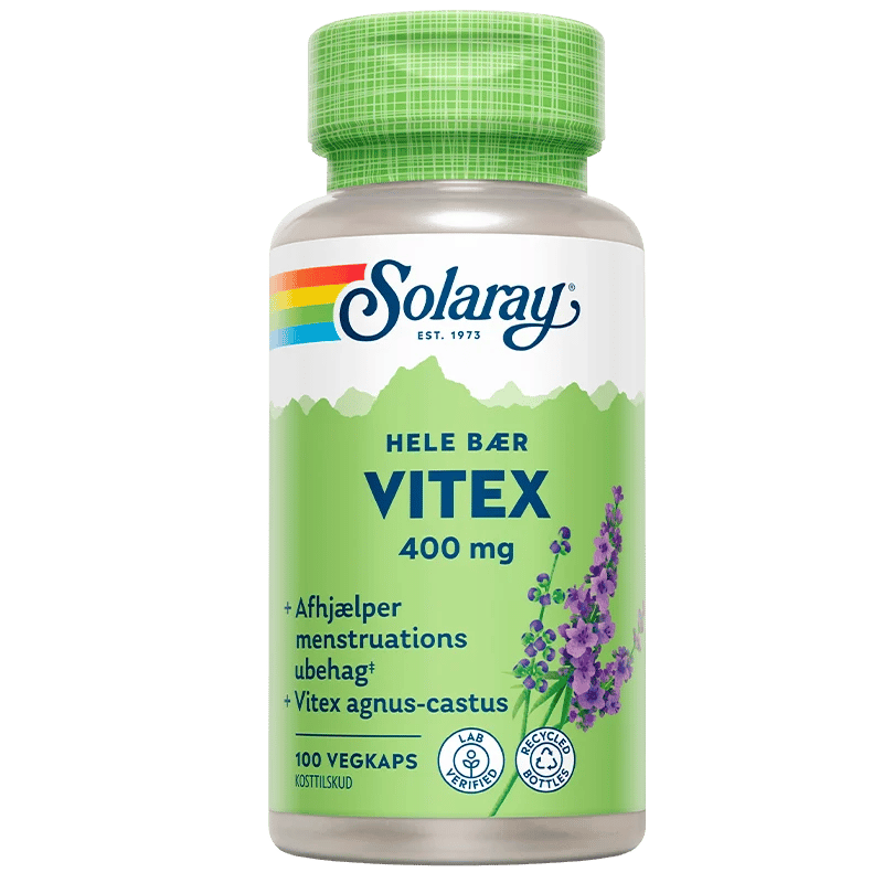 Solaray Vitex Agnus Castus (100 kapsler)