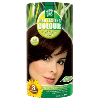 Hennaplus 3.44 Hårfarve Darkcopper Brown - 40 ml