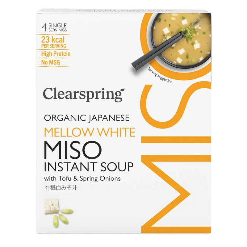 Clearspring Misosuppe Hvid m. Tofu Ø (4 breve)