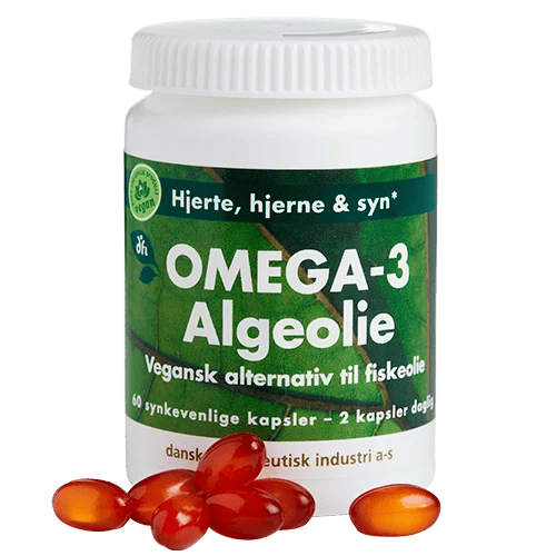 Grønne Vitaminer Omega-3 Algeolie (60 kaps)