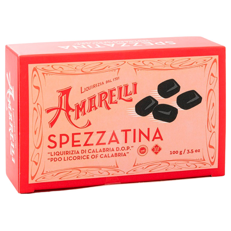 Amarelli Engelsk Ren Lakrids - 100 g.
