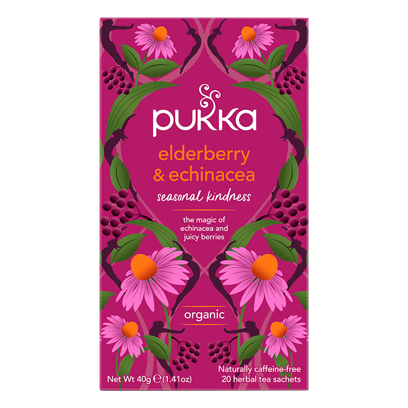 Pukka Elderberry & Echinacea Øko. - 20 br.