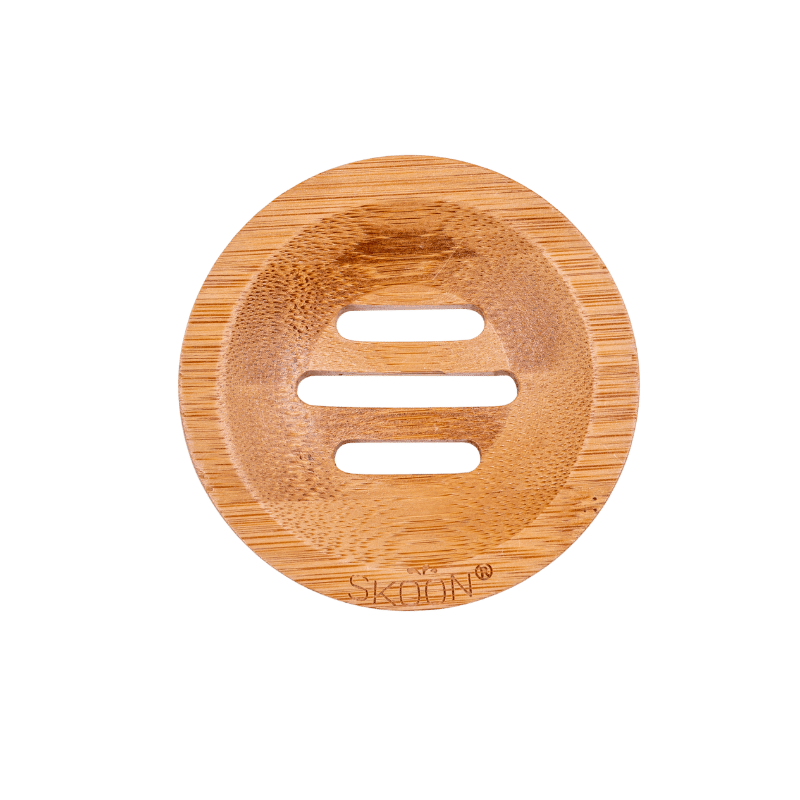 Skoon Bamboo Sæbeholder Rund (1 stk)