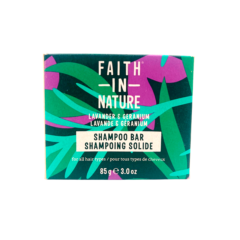 Faith In Nature Shampoobar Lavendel & Geranium - 85 g