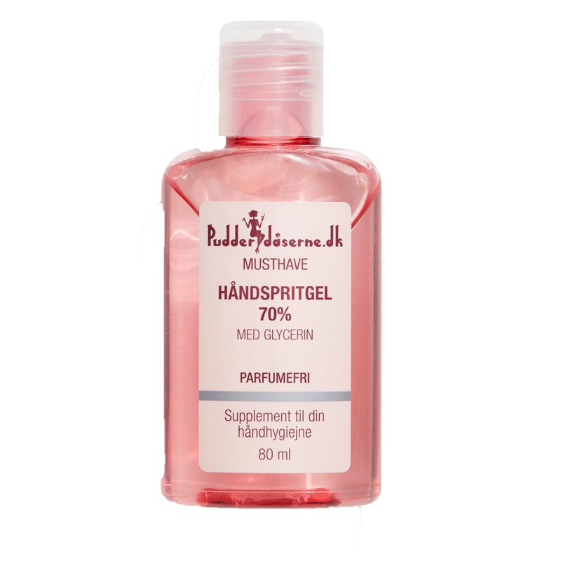 Pudderdåserne Håndsprit Gel 70% (80 ml)