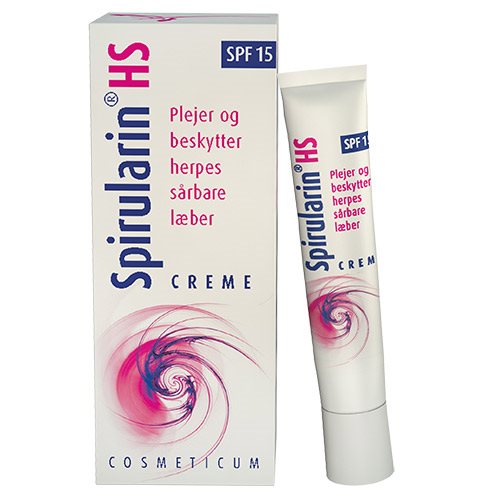 Spirularin HS creme SPF 15 til pleje af sårbare læber - 3 ml.