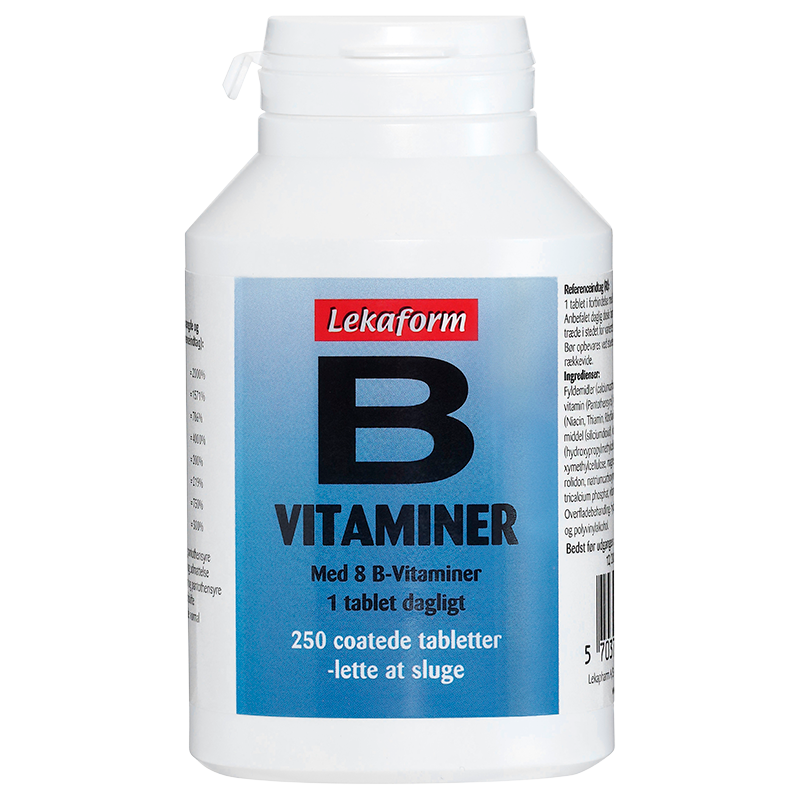 Lekaform B-Vitaminer (250 tabl)