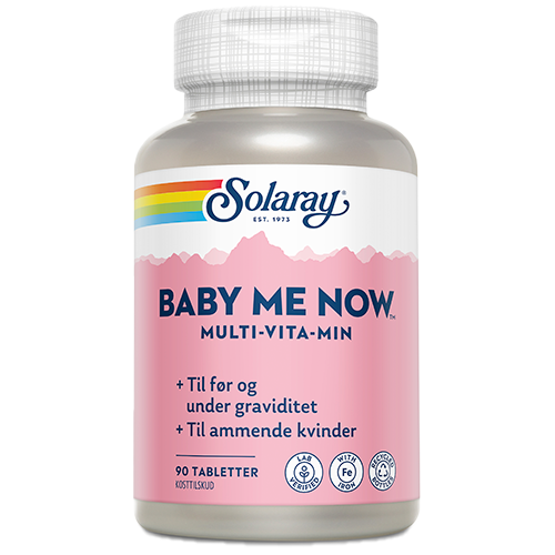 Solaray Baby-Me-Now Multi vitamin/mineral - 90 tabs.
