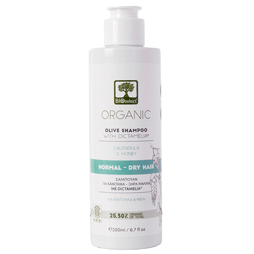 Bioselect Oliven Shampoo til normalt/tørt hår - 200 ml.