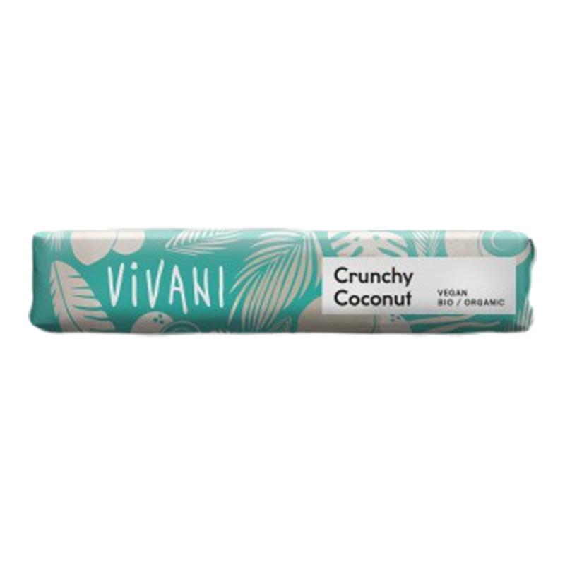Vivani Sprød Kokos Chokoladebar Ø - 35 g.
