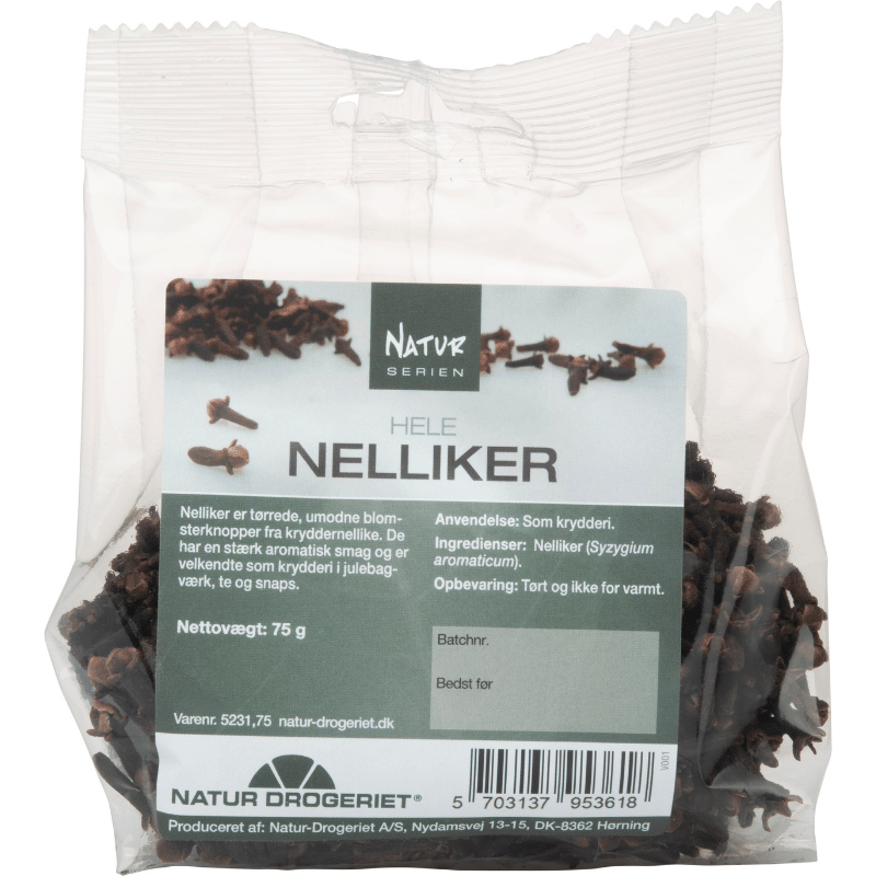 Natur Drogeriet Nelliker Hele (75 gr)