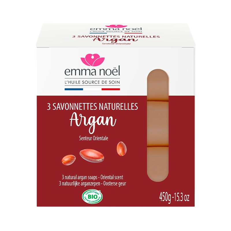 Emma Noel Argan Sæbe Ø (3 x 150 g)