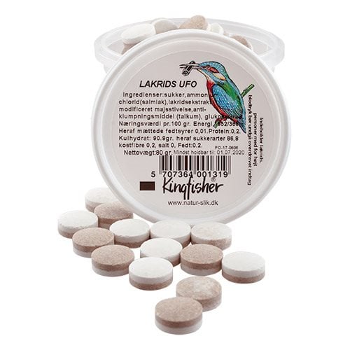 Kingfisher Lakrids UFO - 80 g.