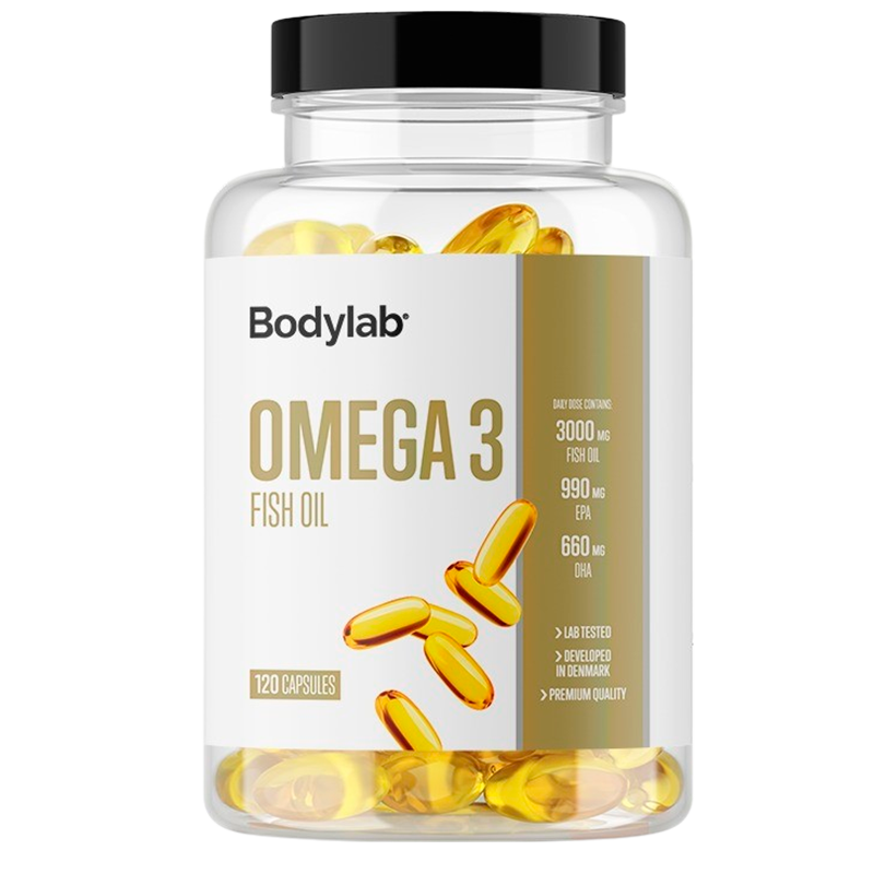 Bodylab Omega-3 Fiskeolie - 120 stk.
