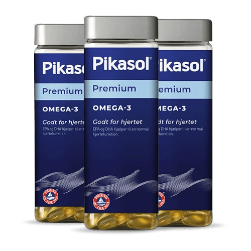 3 x Pikasol Premium Omega-3 (140 stk)