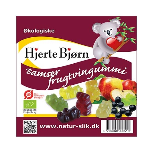 Coala's Naturprodukter Naturslik Frugtbamser Ø - 80 g.