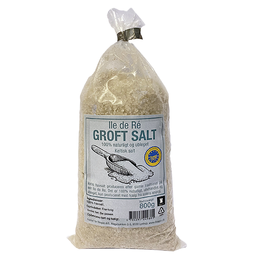 Biogan Fransk Havsalt Ile De Ré Ubleget (800 g)
