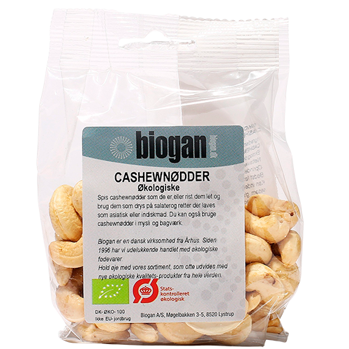 Biogan Cashewnødder Ø (100 g)