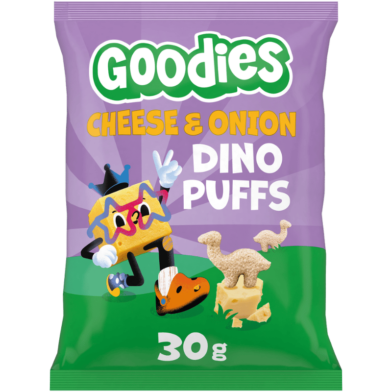 Goodies Dino Puffs Cheese & Onion (30 g)