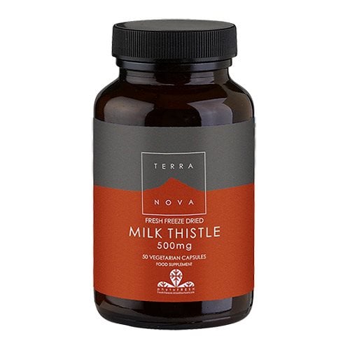 Terranova Milk Thistle marietidsel 500 mg - 50 kap.