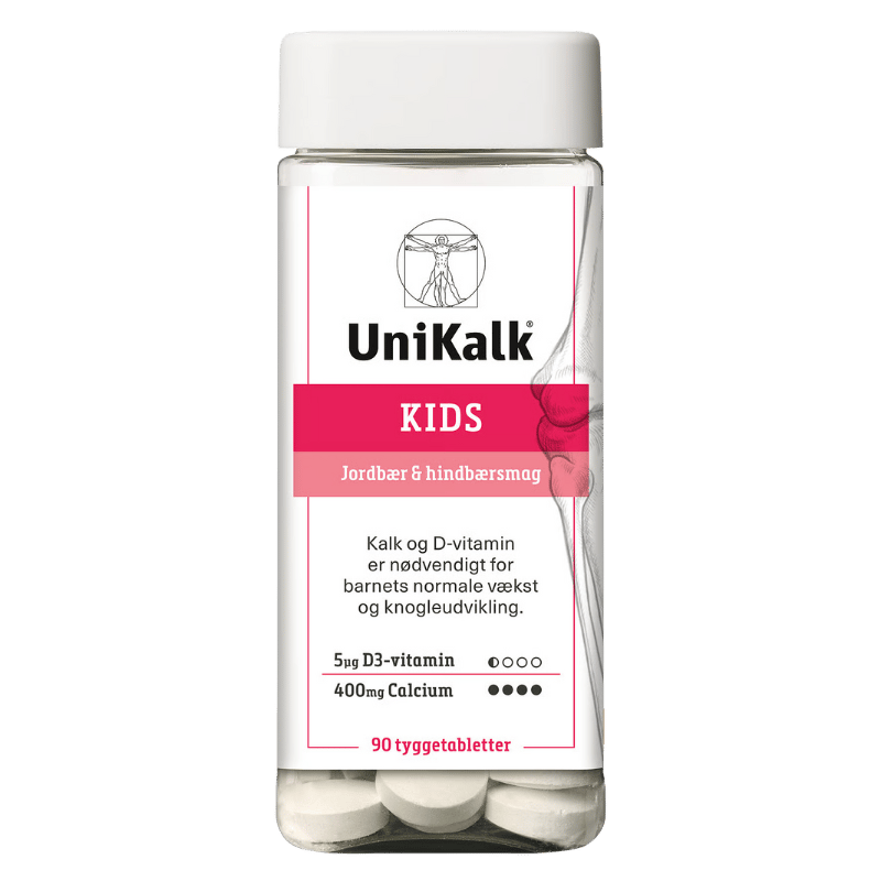 UniKalk Kids Tygge - 90 tabs.