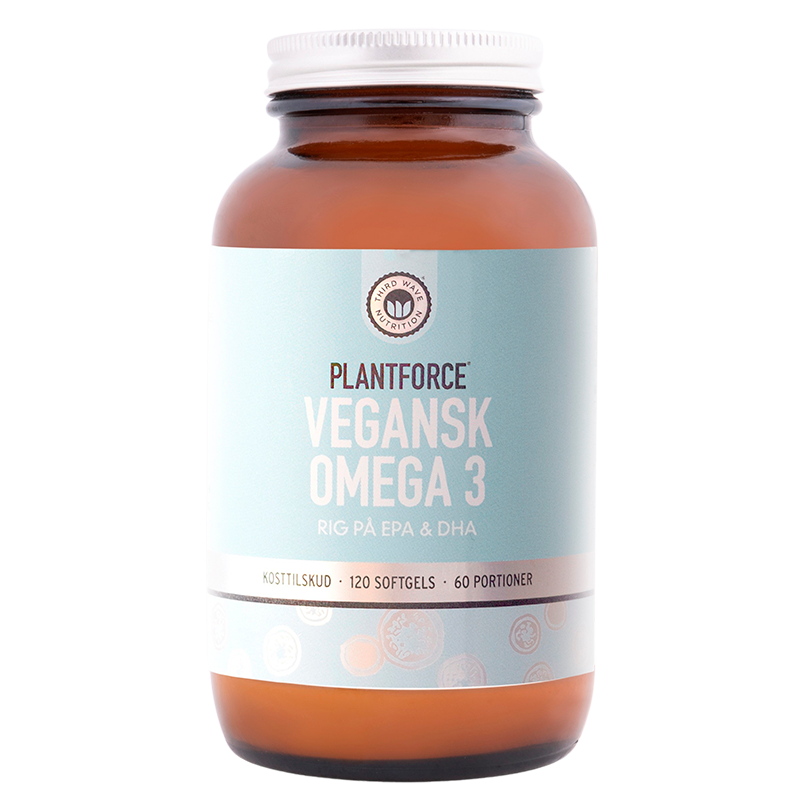 Plantforce Omega 3 (Vegansk EPA & DHA) 120 stk.